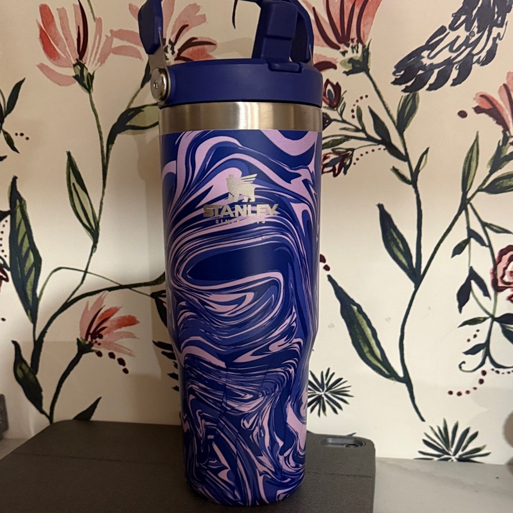 Stanley Purple and Pink Swirl Tumbler
